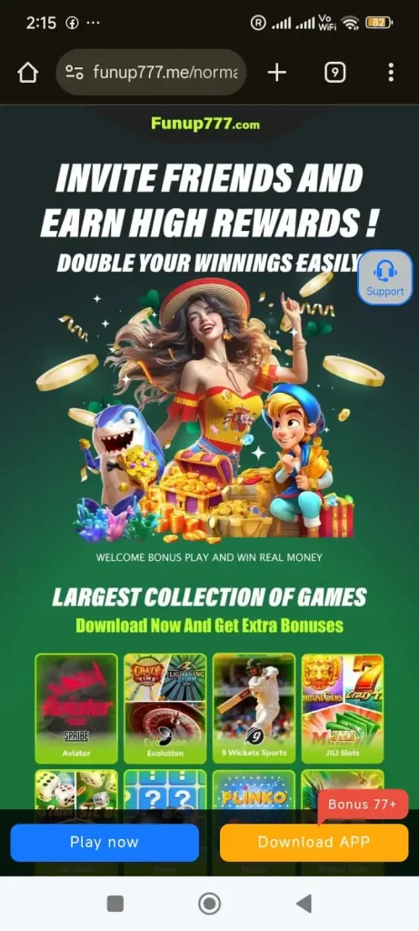 Funup777 game